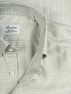 Gingham Fitted Shirt Green