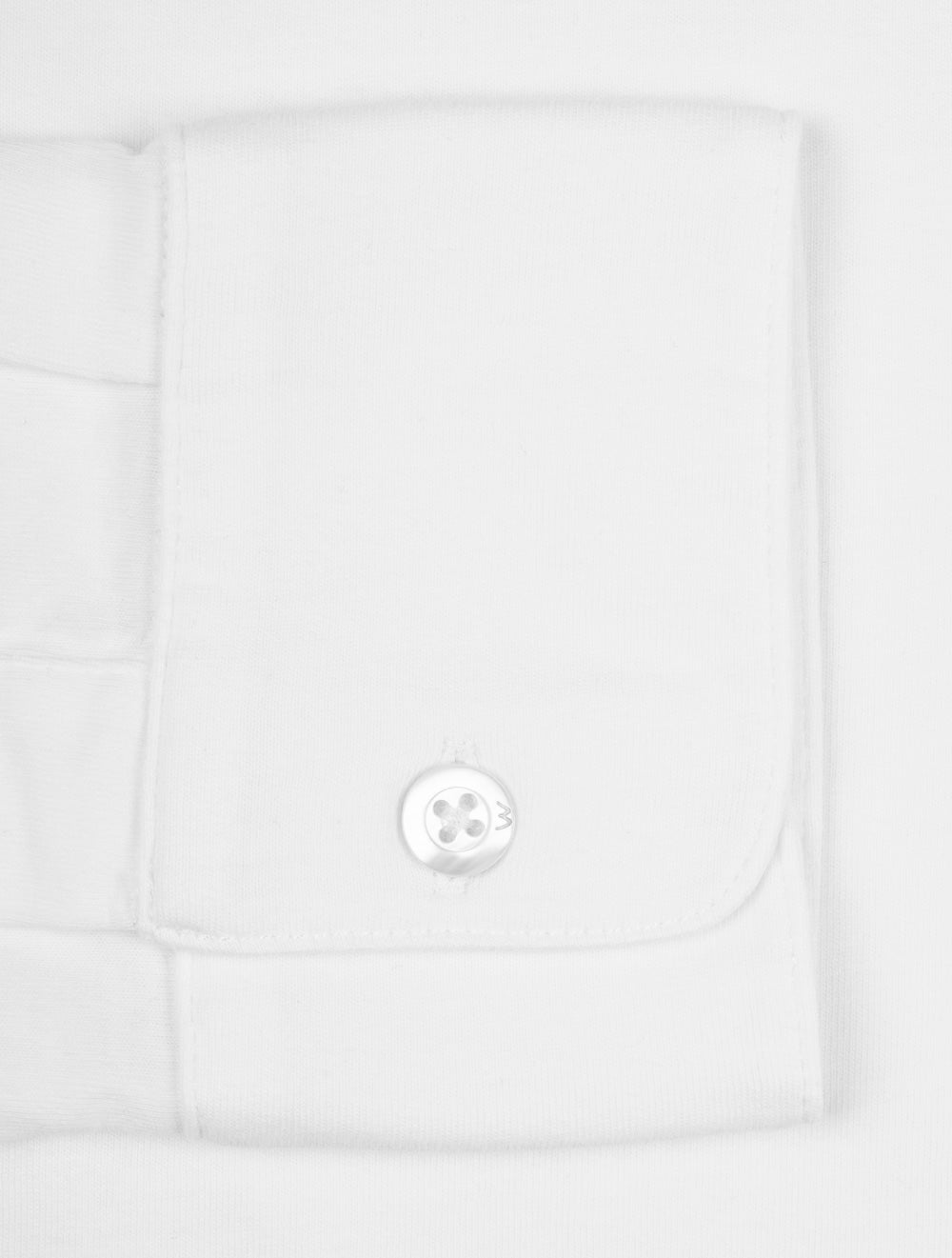 WAHTS Tailored Jersey Poloshirt White