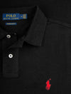 RALPH LAUREN Basic Short Sleeve Polo Black