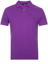 Basic Short Sleeve Polo Purple