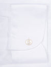 GRAN SASSO Stretch Polo Jersey Shirt Pure White