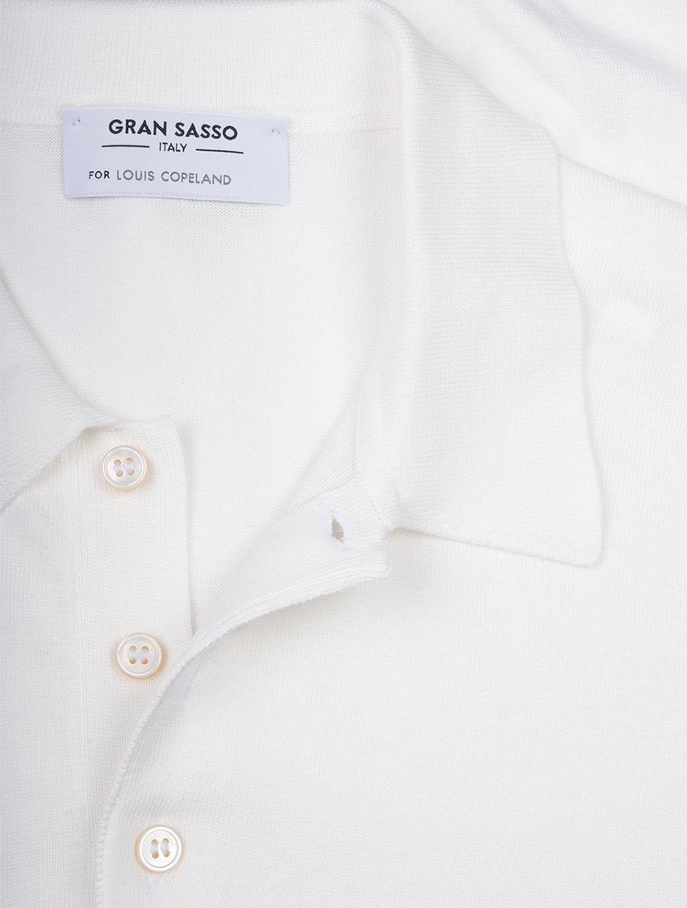 Gran Sasso Tennis Polo White AI3