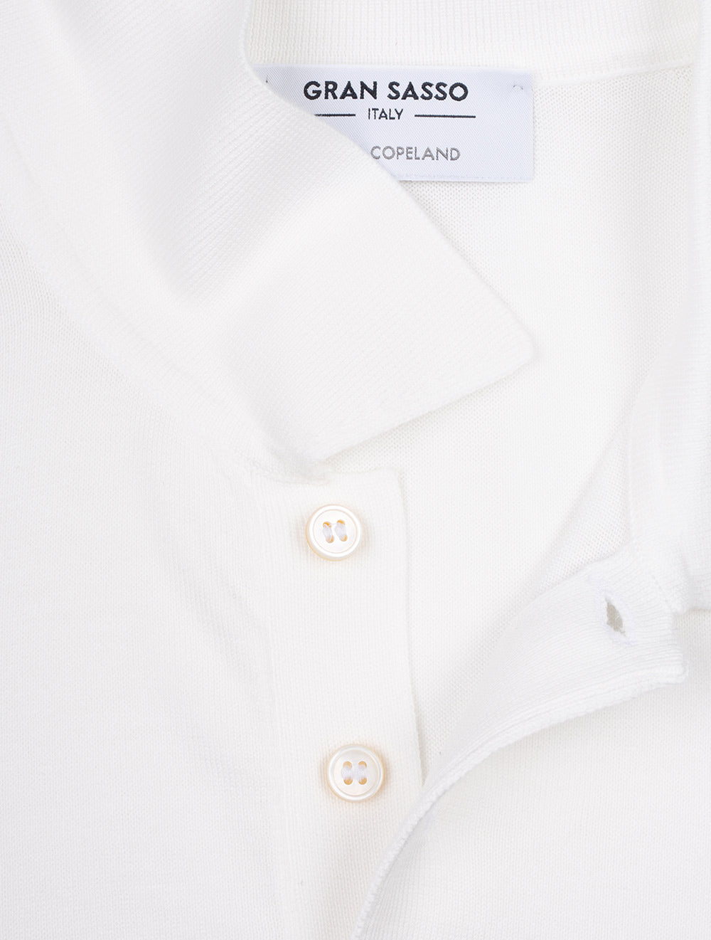 Gran Sasso Tennis Polo White AI4