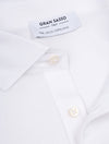 GRAN SASSO 3 Button Polo Shirt Pure White
