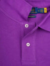Basic Short Sleeve Polo Purple