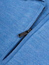 MAURIZIO BALDASSARI Long Sleeve Polo Zip Light Blue