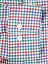 GANT Regular Fit 3-Color Gingham Broadcloth Shirt Mahogany Red