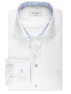 ETON Contemporary Plain Inlay Formal Shirt White