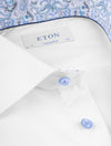 ETON Contemporary Plain Inlay Formal Shirt White