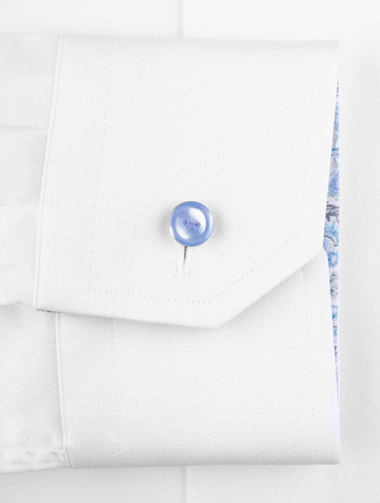 ETON Slim Plain Inlay Formal Shirt White