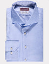 Ankara Blue Cotton Linen Mix Shirt