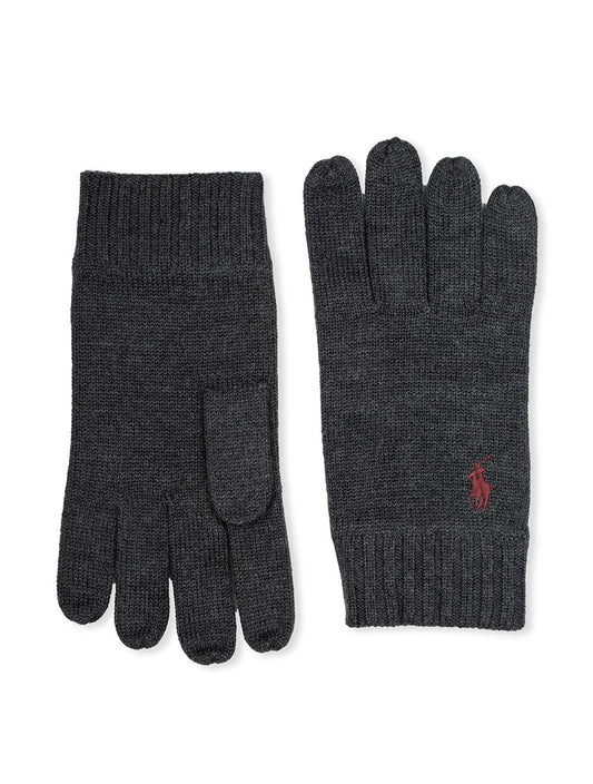 Ralph Lauren Merino Wool Gloves Andover Heather