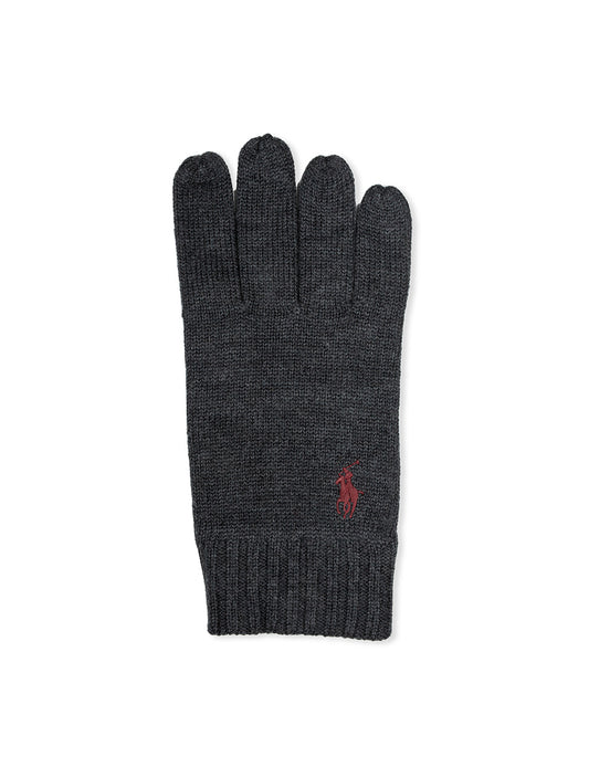 Ralph Lauren Merino Wool Gloves Andover Heather