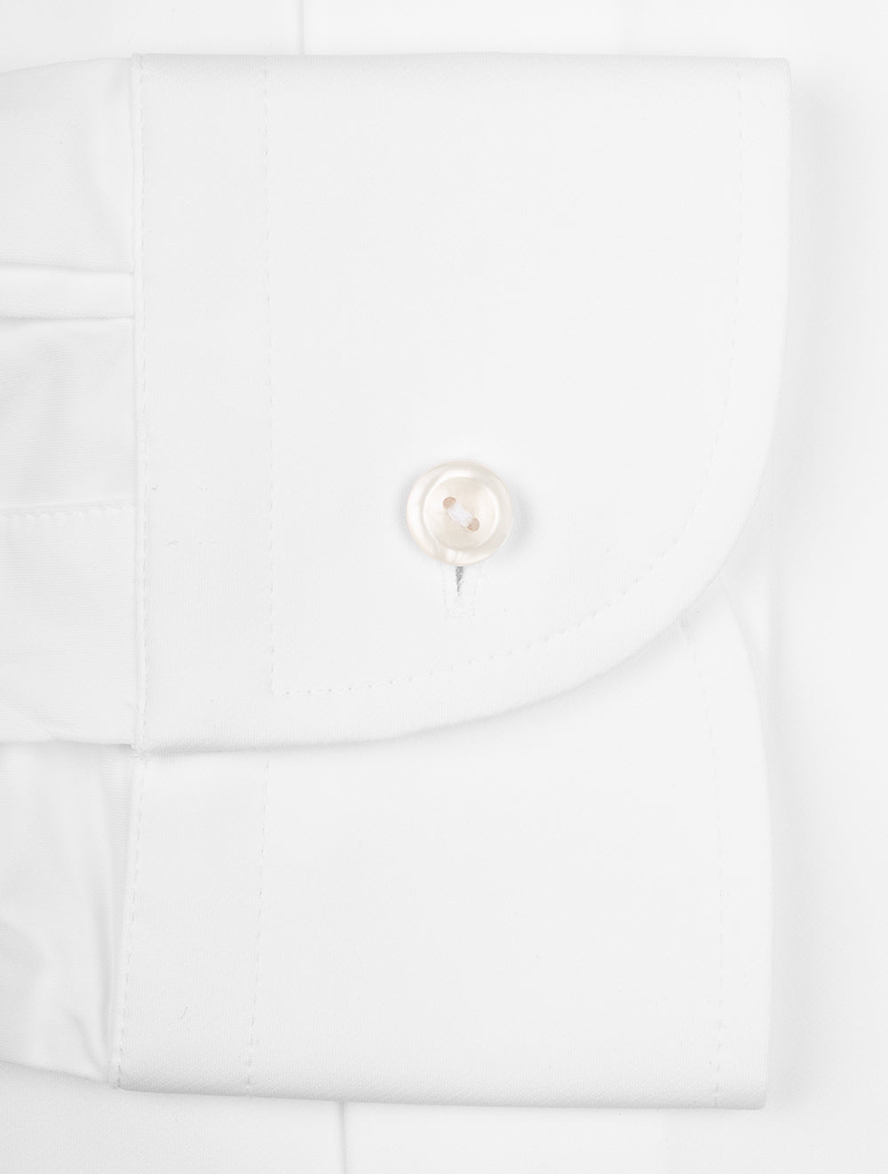 Contemporary Twill Weave 4 Way Stretch Shirt White