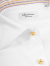 Stenstroms Fitted Plain Shirt White