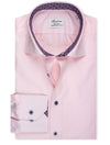 STENSTROMS Fitted Contrast Twill Shirt Pink