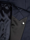 Lubiam Dress Suit Tuxedo Navy 2 Piece 1 Button Single Peaked Lapel 3