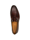 MAGNANNI Leather Slip On Shoes Midbrown