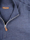  Stenstroms Blue Half Zip Sweater 