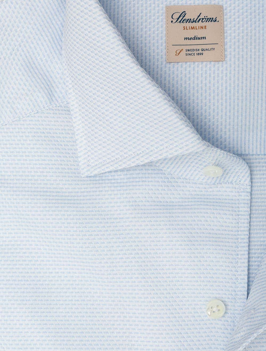 STENSTROMS Casual Textured Shirt Blue