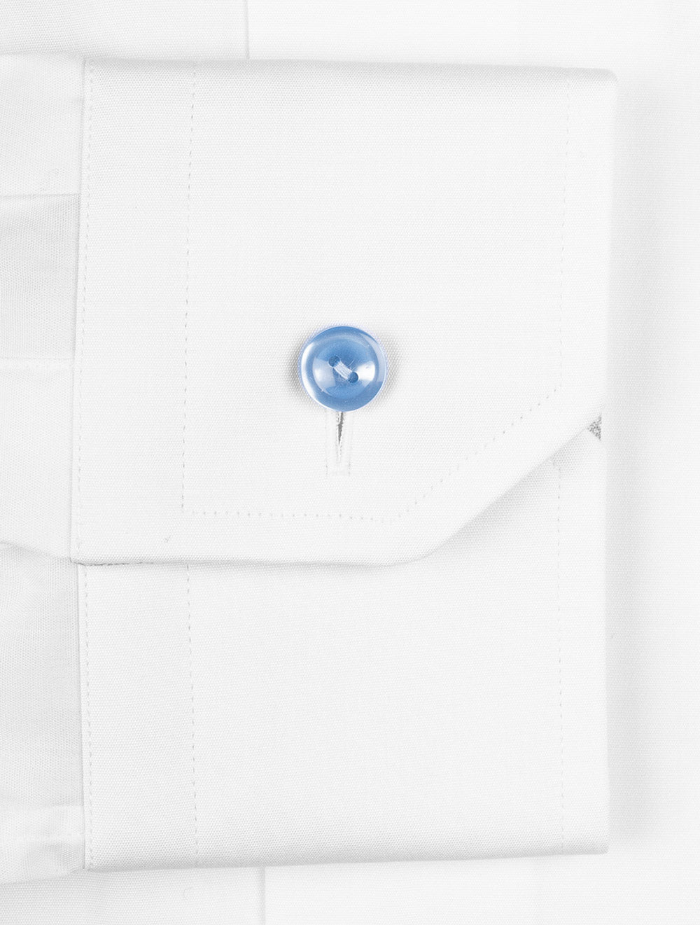 Slim Micro Print Signature Poplin Shirt White