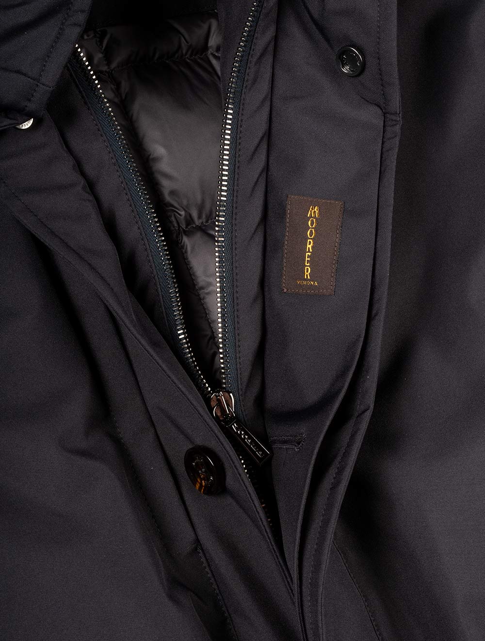 Moorer Bernier Down Coat Navy AI3