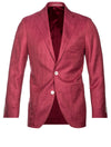 Louis Copeland Summer Loro Piana Jacket Cherry 2 Button Single Breasted Patch Pocket 1