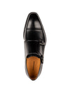 Magnanni Negro Double Monk Strap Shoes 