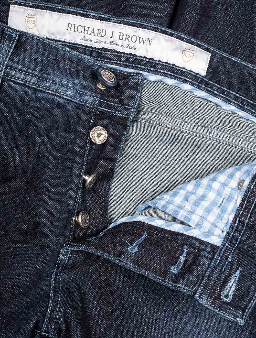 Richard J Brown Denim Cashmere Jeans Blue AI4