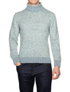 Donegal Roll Neck Knit-Green