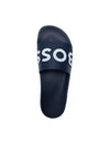 Hugo Boss Navy Bay Slide Sandals
