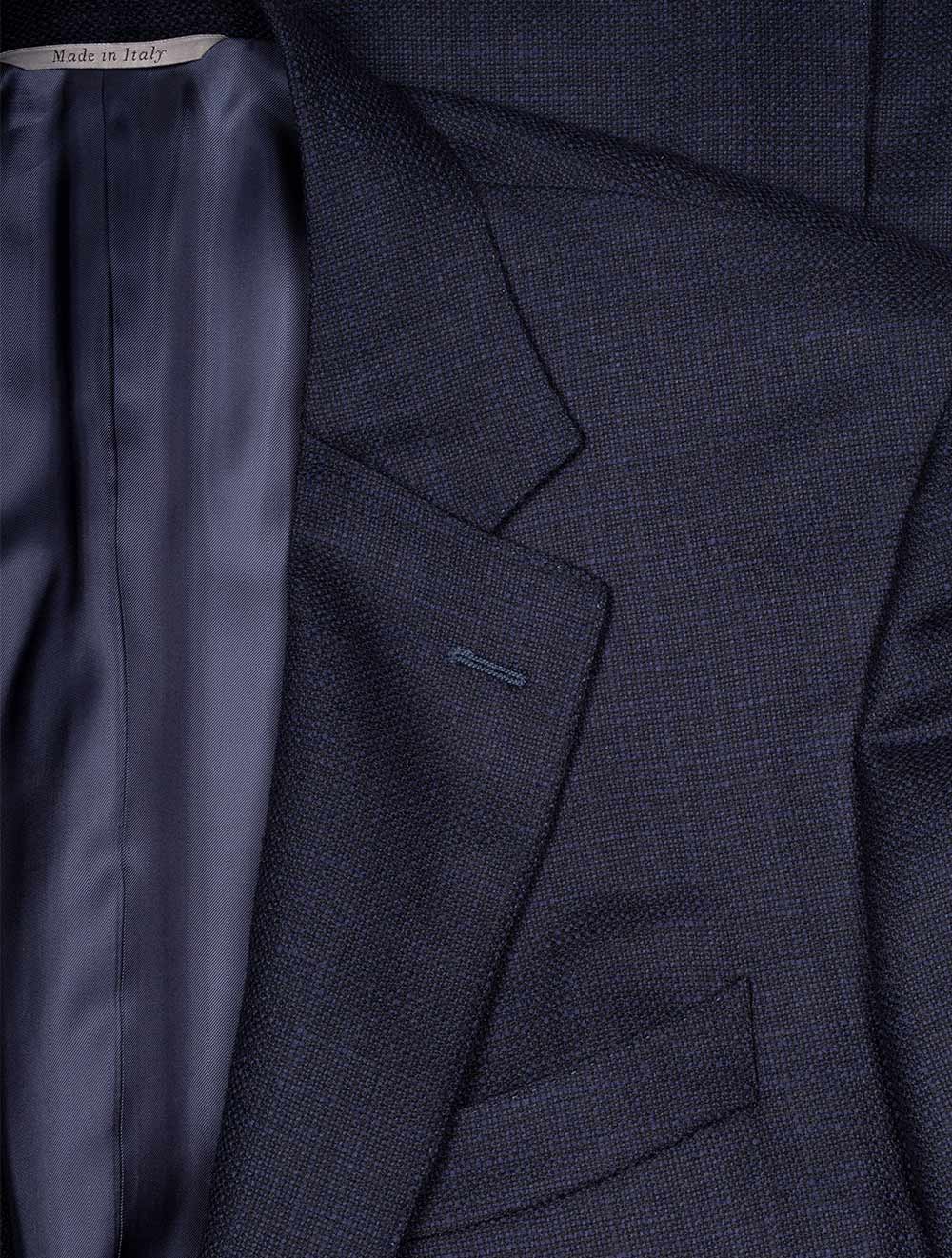 Canali Kei Fleck Sports Jacket Navy AI1