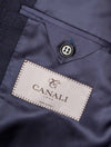 Canali Kei Sports Jacket Navy 2 Button Single Breasted Soft Shoulder Flap Pockets 3