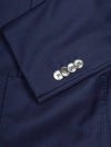 Louis Copeland Hopsack Sports Jacket Blue Single Breasted Soft Shoulder Patch Pocket 3