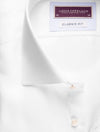 Louis Copeland White Twill Double Cuff Classic Fit Shirt