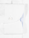 Louis Copeland Plain White Twill Shirt