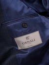 CANALI Slub Finished Suit Blue