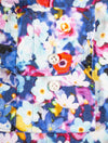Multi Coloured Floral Linen Slim Fit Shirt Multi/tail