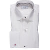 Contemporary Fit Pleated Dress Shirt White