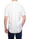 GANT Regular Fit Short Sleeve White Broadcloth Shirt