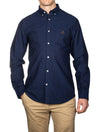 Regular Fit Beefy Oxford Buttondown Shirt Persian Blue