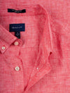 Regular Linen Short Sleeve Shirt Watermelon Pink