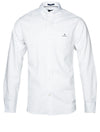 GANT Regular Fit Micro Paisley Oxford Shirt White