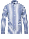 GANT Regular Fit Stripe Pastel Oxford Shirt College Blue