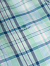 GANT Colourful Check Shortsleeve Shirt Absinthe Green