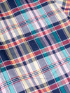 GANT Colourful Check Shortsleeve Shirt Perisan Blue