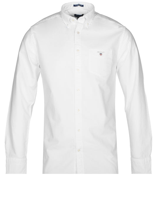 GANT Regular Oxford Buttondown Shirt White