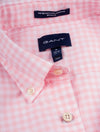 GANT Regular Fit Gingham Broadcloth Shirt California Pink