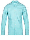 GANT Aqua Green  Regular Fit Gingham Broadcloth Shirt
