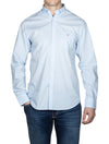 GANT Capri Blue Regular Fit Gingham Broadcloth Shirt